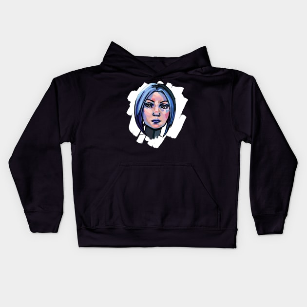 Siren Maya from borderlands Kids Hoodie by HighFives555